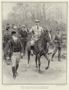 La visite du Kaiser à Sandringham